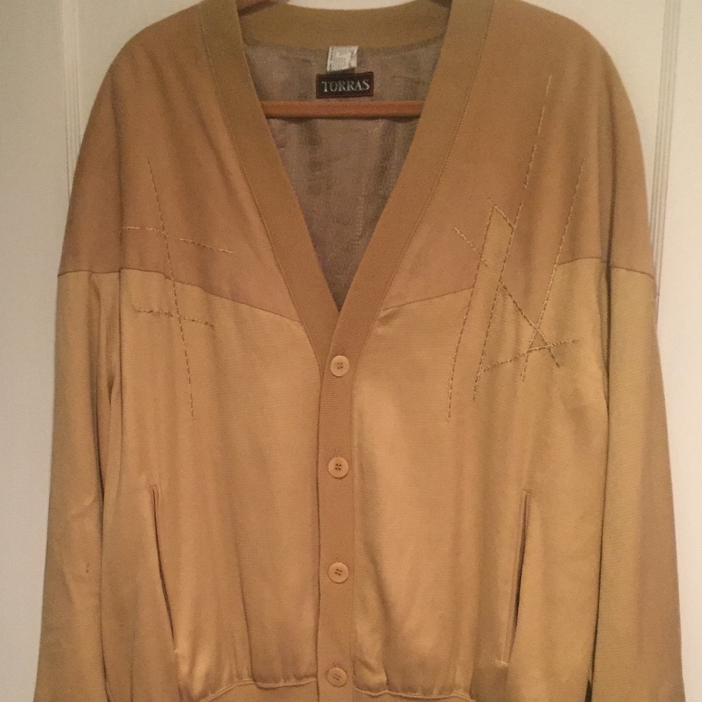 Torras Suede jacket Leather Bomber Mens XL
